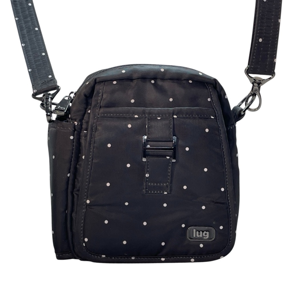 Lug Black Dot Can Can Crossbody/Belt Bag/Shoulder Bag Versatile  Minimalist NWOT
